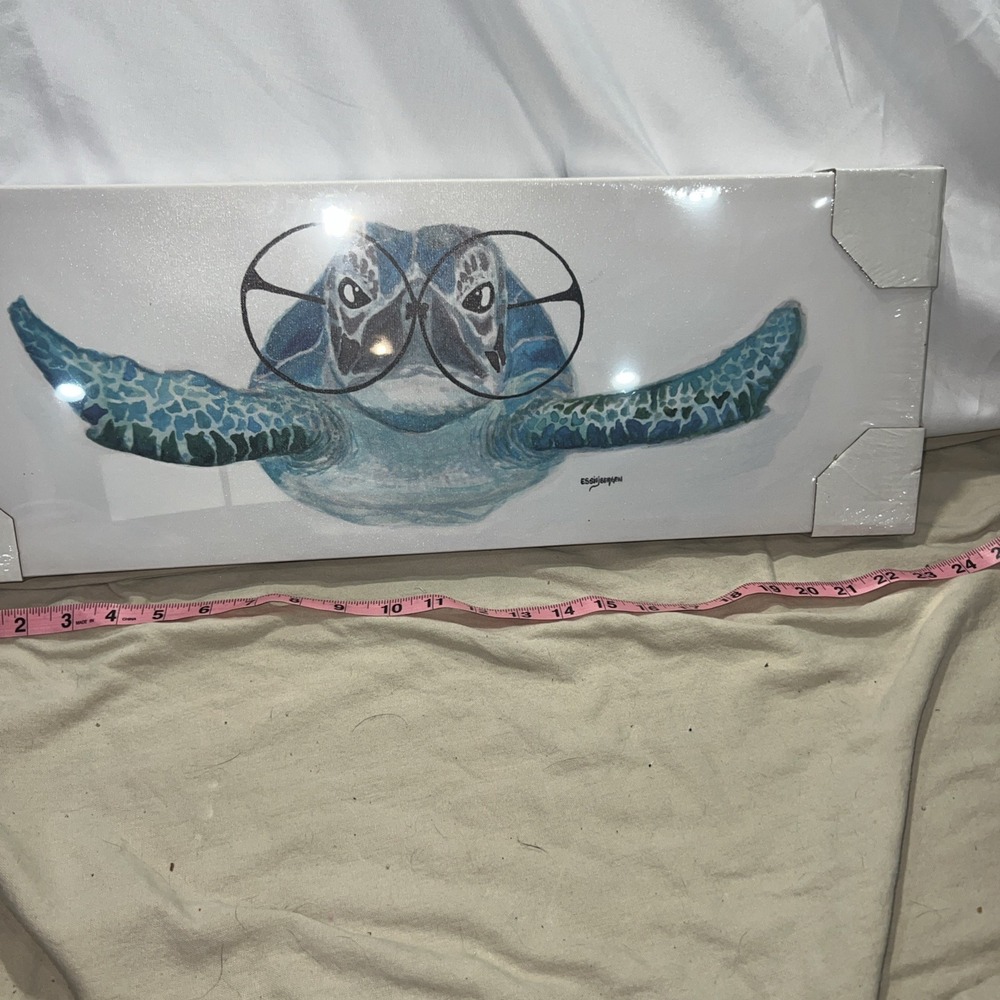 Sea Turtle Canvas Print- Wall Decor for Living Room‎ - Picture 4 of 5
